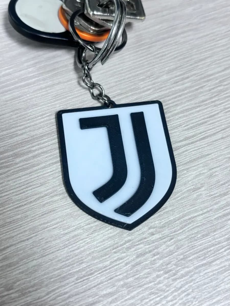 Foto real do modelo Chaveiro Juventus, publicada pelo criador